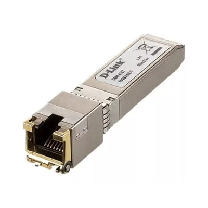 D-Link SFP+ 10GBASE-T Copper Transceiver, Copper, 10000 Mbit/s, SFP+, T, 30 m, 10 Gigabit Ethernet