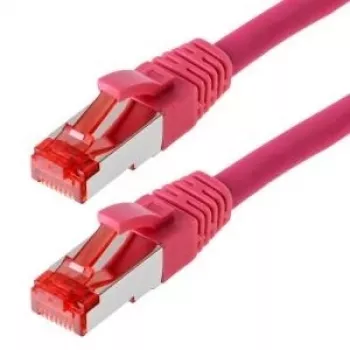 Networking Cable Helos CAT6 S/FTP (PIMF) 1m Magenta