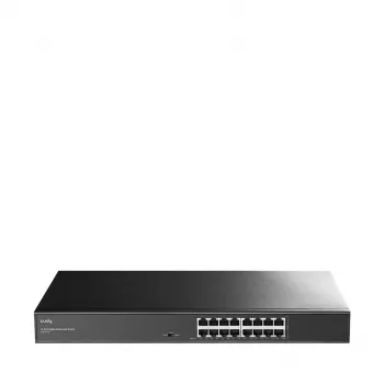 Network switch Cudy GS1016L — 16-port Gigabit Ethernet (10/100/1000), 32 Gbit/s switching, rack-mount