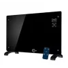 Carruzzo Q20F1 Glass panel heater black