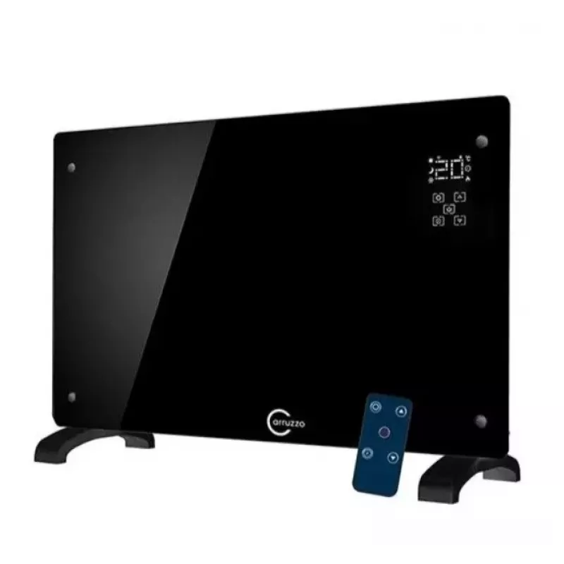 Carruzzo Q20F1 Glass panel heater black