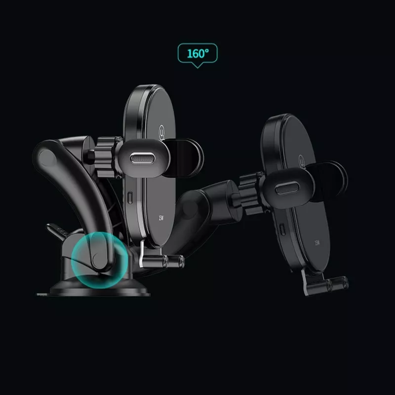Car inductive phone holder usams US-CD131 15W automatic for windshield and dashboard