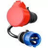 go-e Adapter Gemini flex 11 kW to CEE blue 16 A Cable 0.3 m