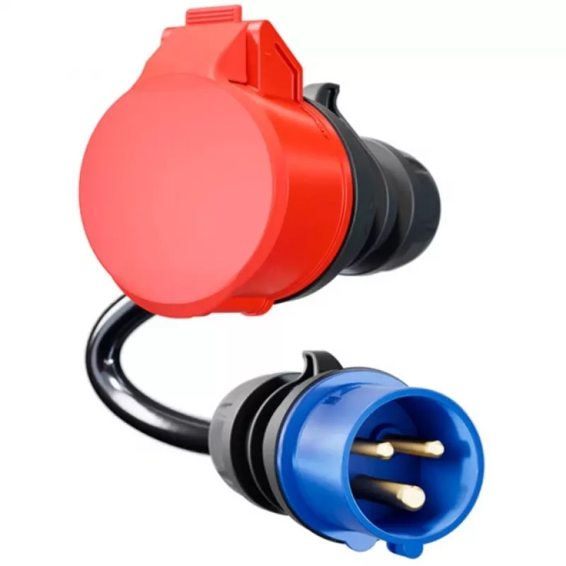 go-e Adapter Gemini flex 11 kW to CEE blue 16 A Cable 0.3 m