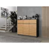 3D3S chest of drawers 120x40x97 cm, anthracite/artisan