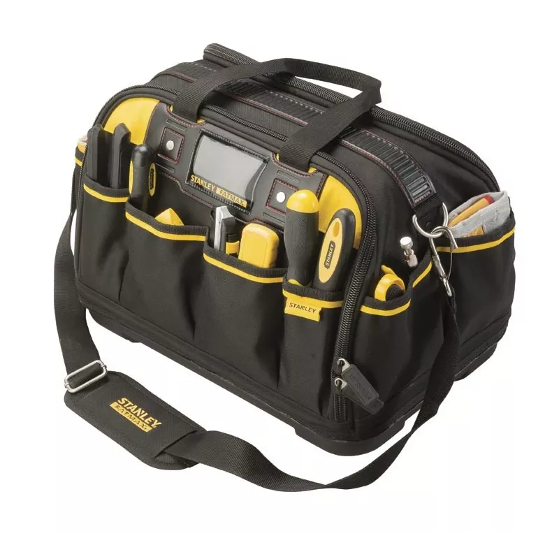Tool box STANLEY FATMAX Multi Access FMST1-73607, polyester, 430×280×300 mm, 2 handles, shoulder strap