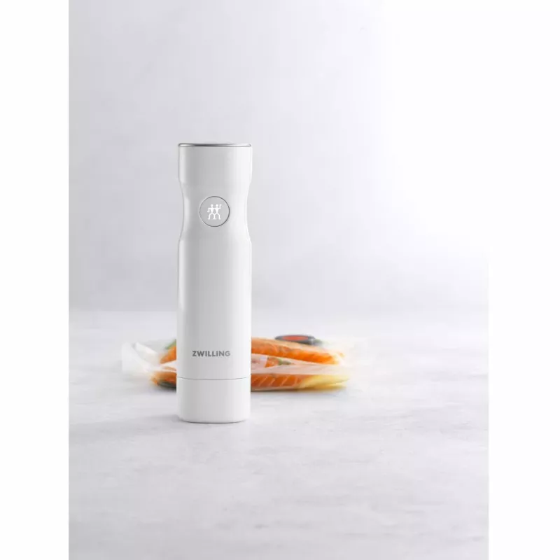 Vacuum sealer ZWILLING FRESH & SAVE White pump, battery 3.7V, MicroUSB charging, 190×50×50 mm, 330 g