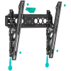 Wall TV mount ONKRON TM5-B for 32–70 inch screens, tilting, 60 kg capacity, VESA 75x75–400x400, black