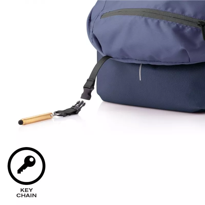 Casual backpack XDDESIGN Bobby Soft with 15.6 inch laptop compartment, 16 L, navy, PET