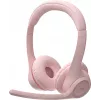 Logitech 981-001412 headphones/headset Wireless headband Office/Call center Bluetooth Rose