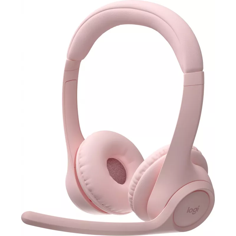 Logitech 981-001412 headphones/headset Wireless headband Office/Call center Bluetooth Rose