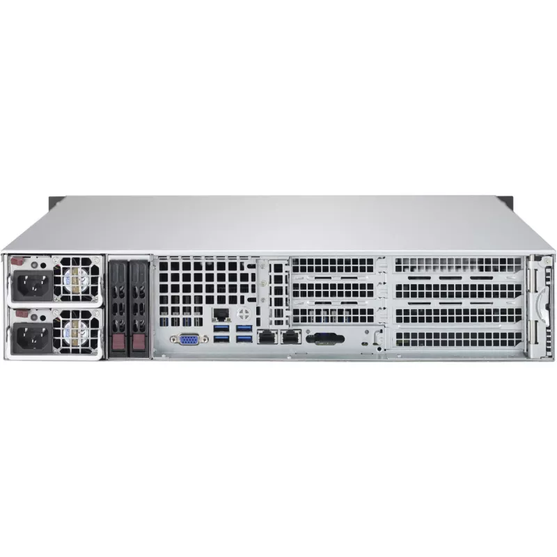 Super Micro Supermicro SC825M BTQC-R802WB - Rack - rack-mountable - 2U - verbessertes, erweitertes ATX - SATA/SAS - Hot-Swap 800 Watt - Black (CSE-825MBTQC-R802WB)