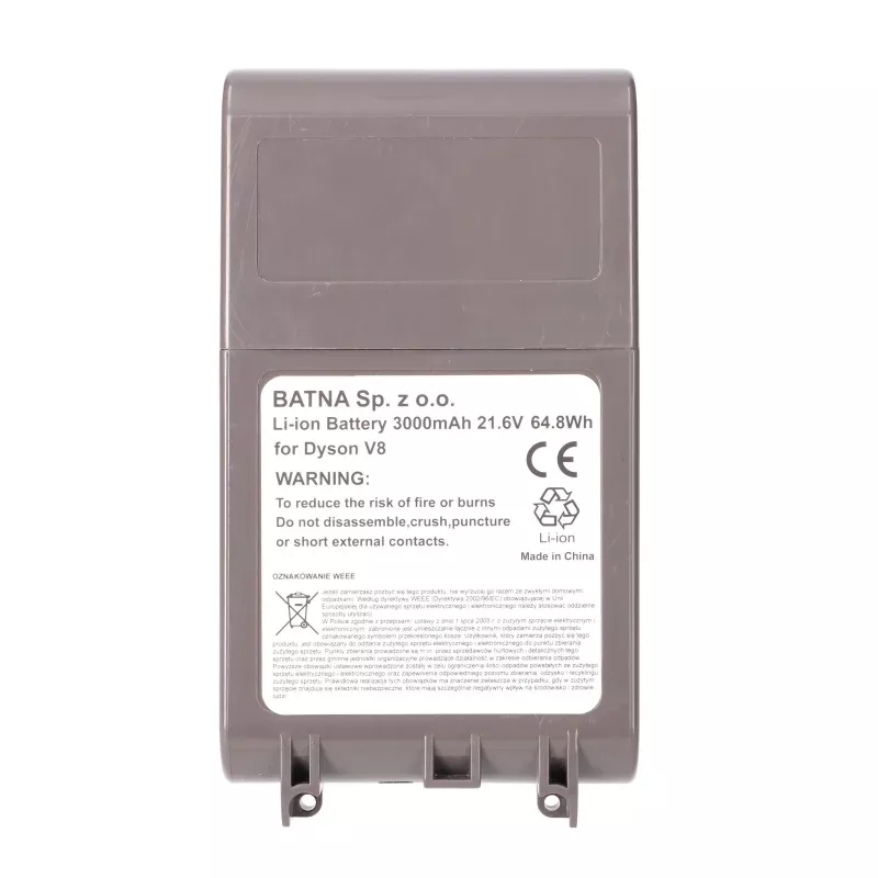 Dyson vacuum battery V8 21.6V 3000mAh
