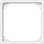 Wall switch frame Jung A 590 Z WW White, thermoplastic, 50×50 mm