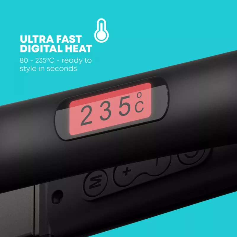 Hair straightener Revamp ST-1000-EU with digital controls and ceramic plates