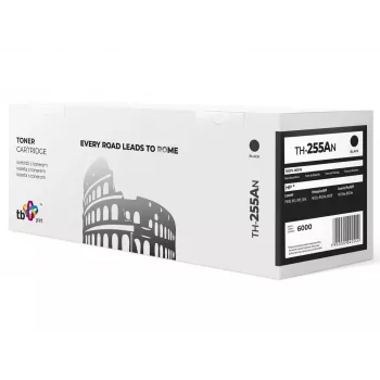 Toner TB Compatible with HP CE255A 100% New, Black
