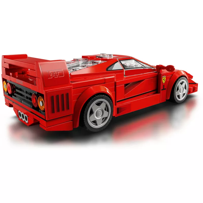 LEGO Speed Champions Ferrari F40 Supercar Buildable Vehicle Toy Model Car for 9 Plus Year Old Boys and Girls with Driver Minifigure Kids' Bedroom D