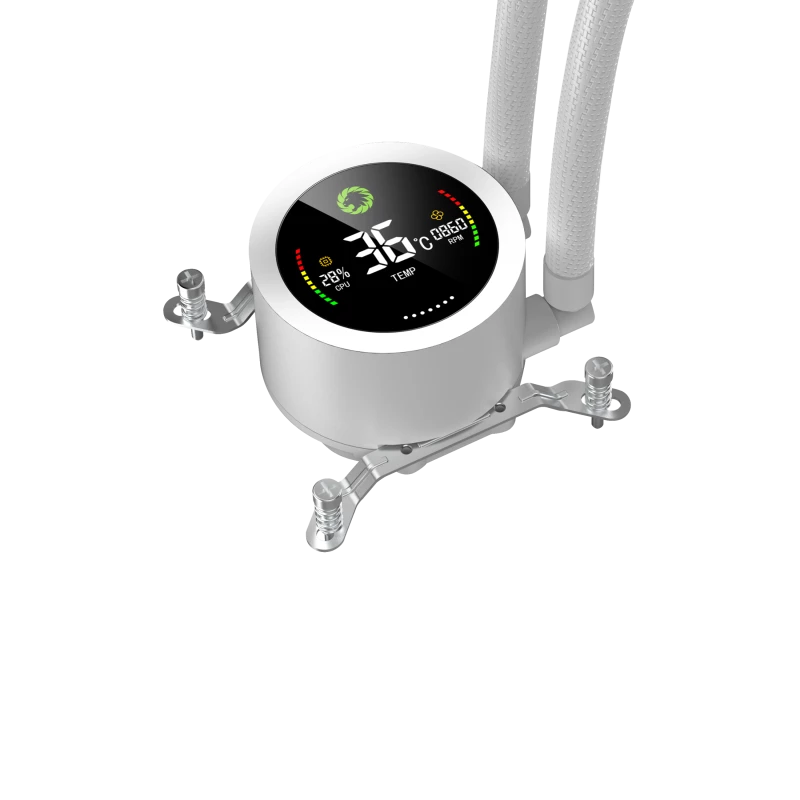 Gamemax | CPU Liquid cooler | ICEBURG 360 DIGITAL | White