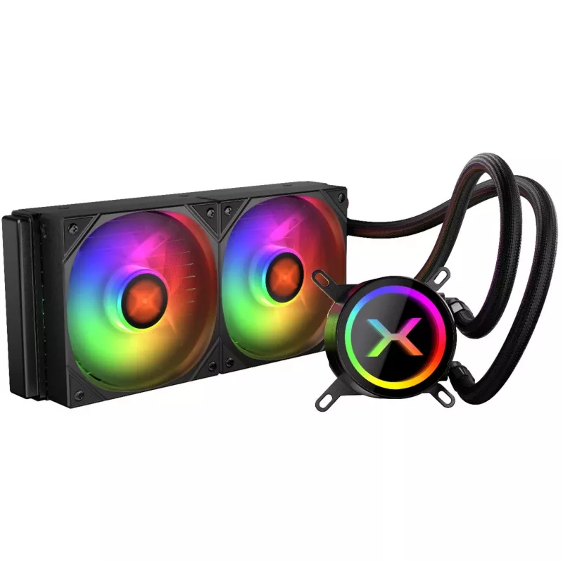HydroX 240 ARGB, Liquid Cooling black