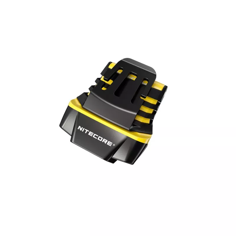Headband flashlight Nitecore NU11 — 150 lm, IPX5, USB rechargeable, 41 g, yellow/black