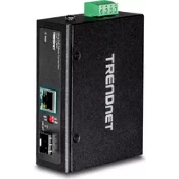 TRENDnet TI-UF11SFP - Media Converter - GigE - 10Base-T, 100Base-TX, 1000Base-T - RJ-45 / SFP (mini-GBIC) - to 40 km
