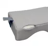 Lower limb separator cushion TIMAGO SPACER — orthopaedic two-piece leg pillow, grey
