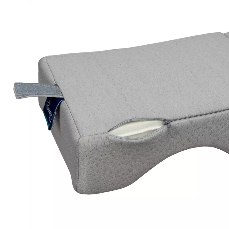 Lower limb separator cushion TIMAGO SPACER — orthopaedic two-piece leg pillow, grey