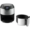 Tefal Easy Fry EY401D Single 4.2 L Stand-alone 1500 W Hot air fryer Black, Stainless steel