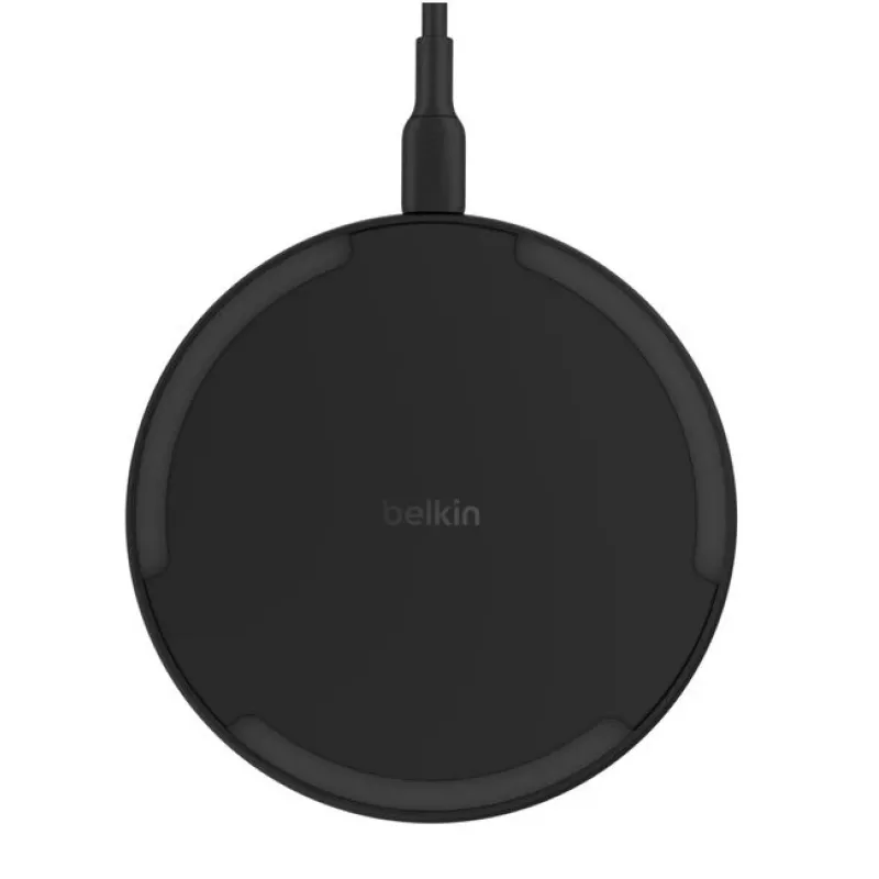 Wireless charger Belkin WIA012KQBK 15W with 20W power adapter, black
