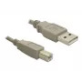 USB cable DeLOCK 82215 1.8 m USB A USB B Grey