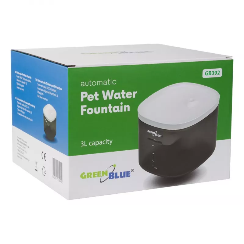 Automatic pet drinker GreenBlue GB392, 2L capacity, BPA-free