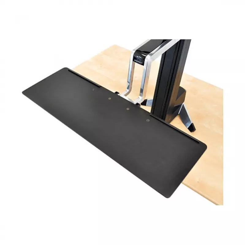 Multimedia stand ERGOTRON WorkFit-S Single HD with Worksurface+ — Black, height adjustment 58 cm, max load 13.2 kg, for screens up to 30 inch