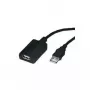 USB Extension Cable ROLINE 5m 1 Port Black
