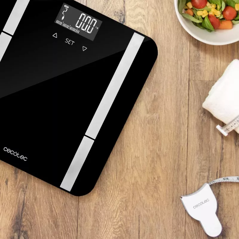 Cecotec | Smart Bathroom Scale | Surface Precision 9450 Full Healthy | Maximum weight (capacity) 180 kg | Accuracy 100 g | Black