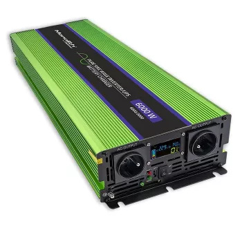 Car inverter Qoltec Monolith 6000 W Green 12 V