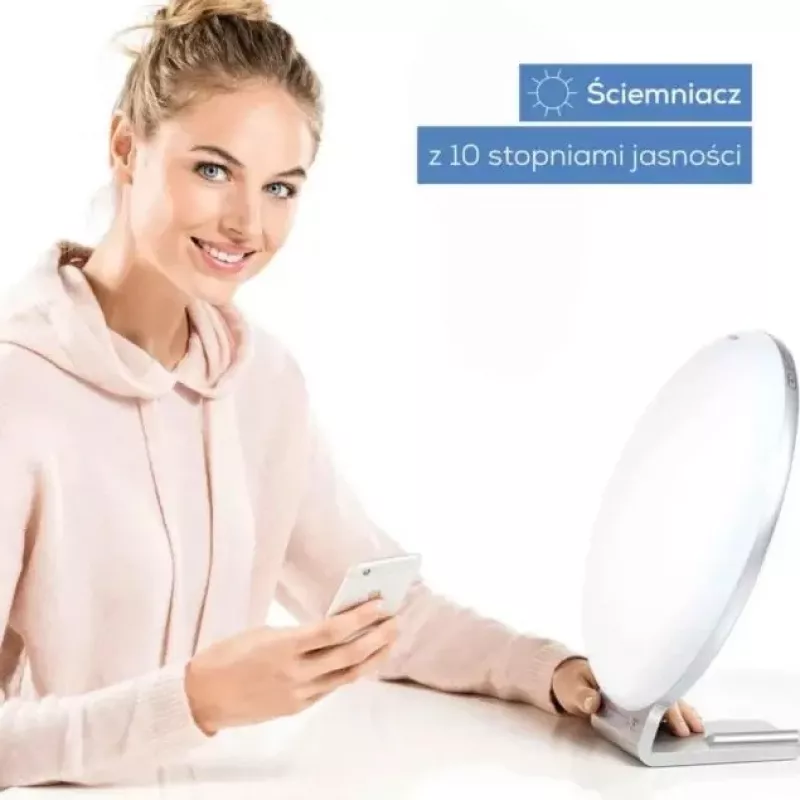 Light therapy lamp Beurer TL100 — 10,000 lux intensity, energy-saving design