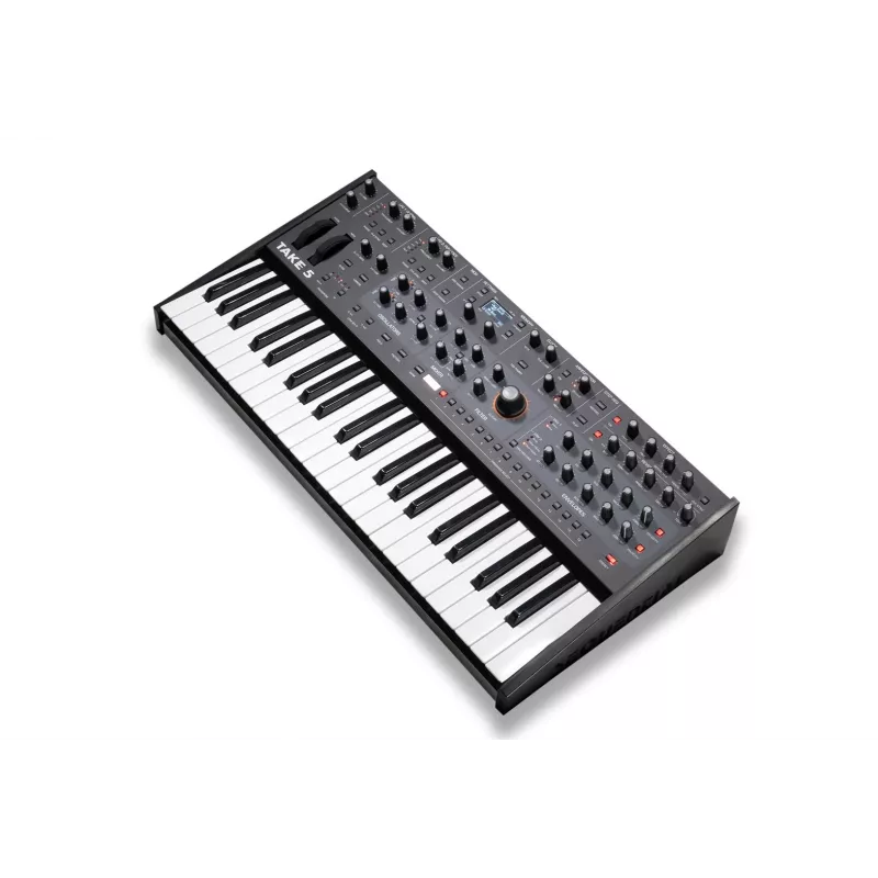 Analog polyphonic synthesizer Sequential Take 5 (SEQ 3500) – hardware poly synth