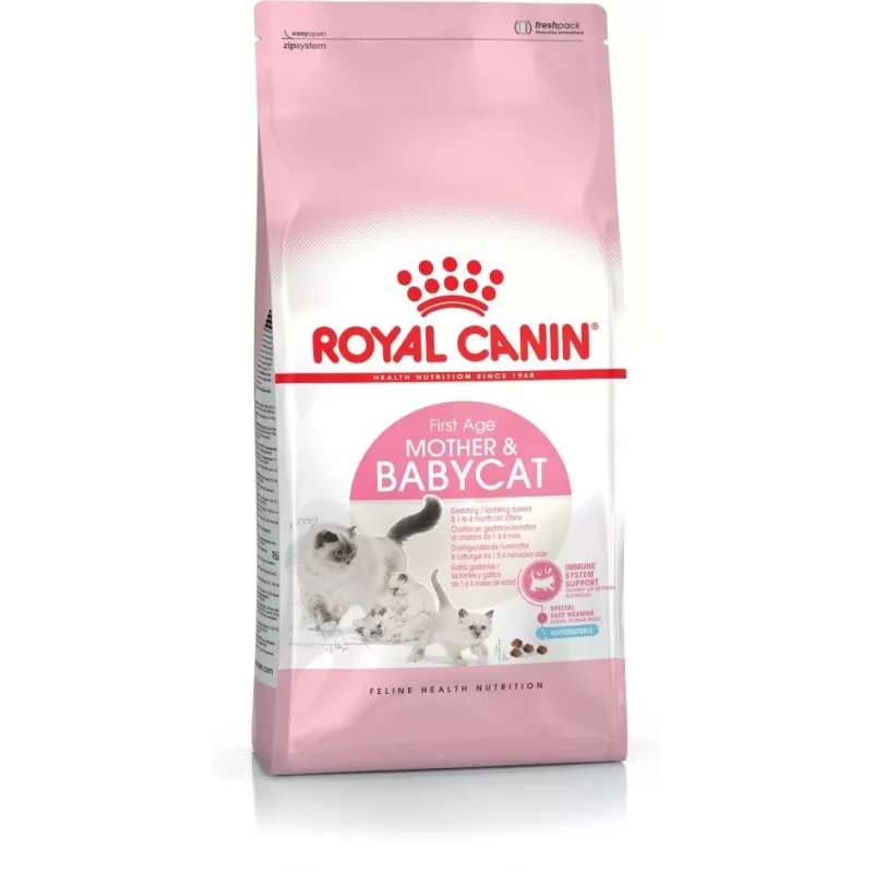 Dry cat food Royal Canin Mother & Babycat 2 kg — chicken, for pregnant, lactating queens and kittens (Junior)