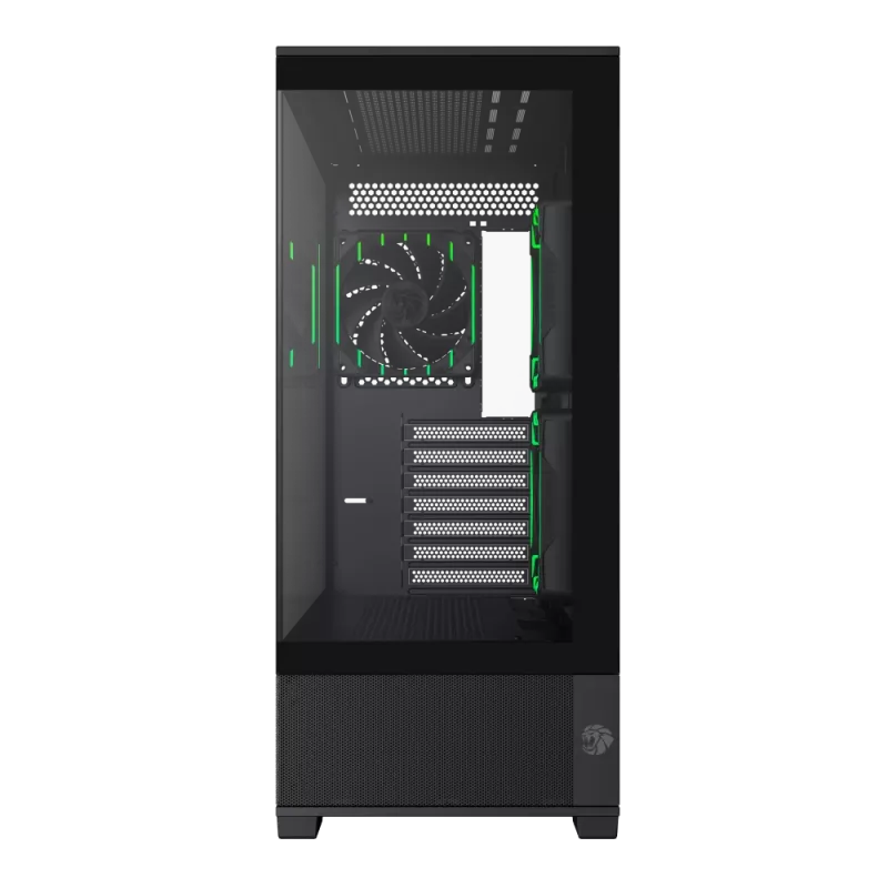 Gamemax Case | VISTA 2 AB | Black | Midi Tower | Power supply included No