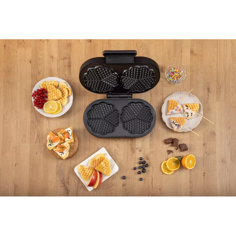 Waffle maker GORENJE WM1200B black, 1200 W