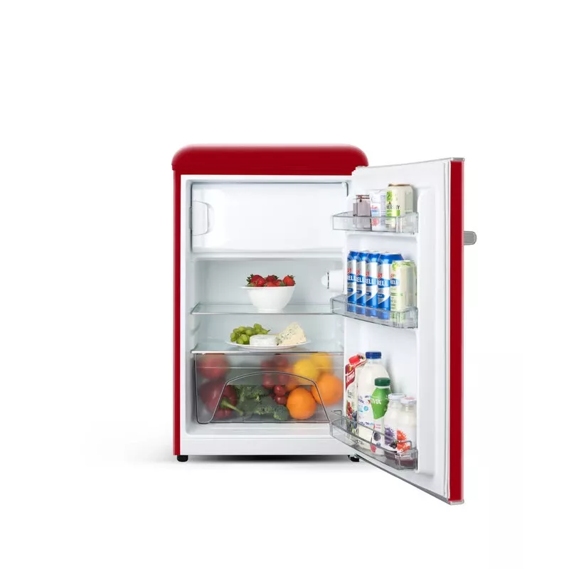 ETA | Refrigerator | ETA253690030E | Energy efficiency class E | Free standing | Larder | Height 90 cm | Fridge net capacity 92 L | Freezer net capacity 18 L | 38 dB | Red
