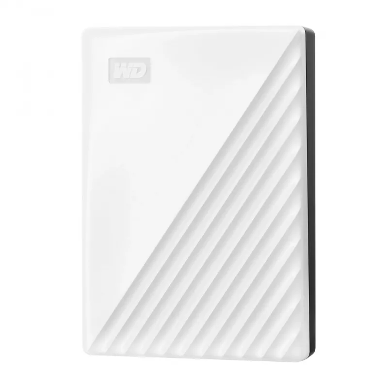 Western Digital WD My Passport 5TB White USB3.0 / 2.5, 19.15 mm / 256-bit encryption / WD Backup / White (WDBPKJ0050BWT-WESN)