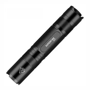 UV flashlight Superfire Z01 365 nm USB — handheld UV lamp with 365nm wavelength, USB rechargeable