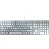 CHERRY KC 6000 SLIM FOR MAC keyboard Office USB QWERTZ German Silver