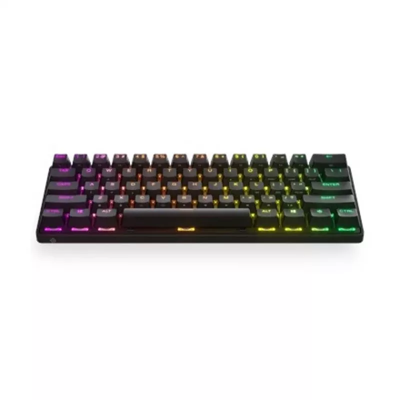 Mechanical gaming keyboard STEELSERIES Apex Pro Mini Wireless — 60% form factor, USB + RF Wireless + Bluetooth, QWERTY US, Black