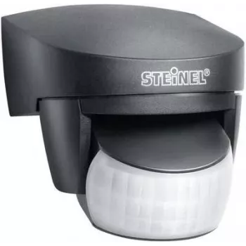 Motion sensor Steinel 608811 — PIR presence detector, black, IP54