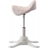 Up Up Toronto ergonomic balance stool White, Ivory fabric, longer gas lift