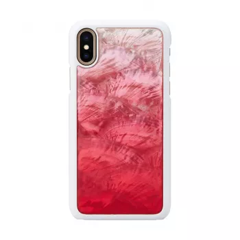 Phone case iKins for iPhone XS / iPhone X — Pink Lake White protective cover