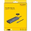 DeLOCK 63410 USB 3.2 Gen 1 Type-C Hub 5000 Mbit/s Blue