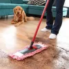 Flat mop VILEDA 140992 — microfiber wet/dry head for hard floors, washable up to 60°C, red/white, 1 pc